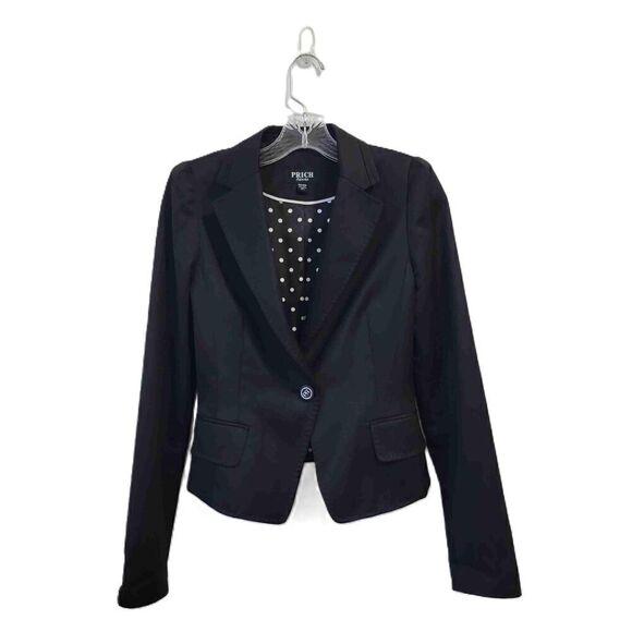 Vintage Y2K PRICH Cropped Style Blazer Long Sleeve Size Medium - Picture 1 of 7